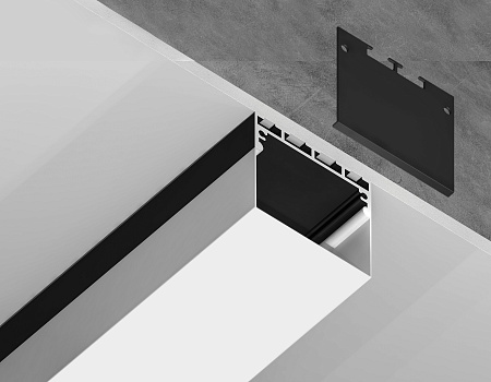 Профиль алюминиевый накладной/подвесной 42*45 "Profile System" Ambrella light Illumination GP3070BK Профиль алюминиевый накладной/подвесной 42*45 "Profile System" Ambrella light Illumination GP3070BK