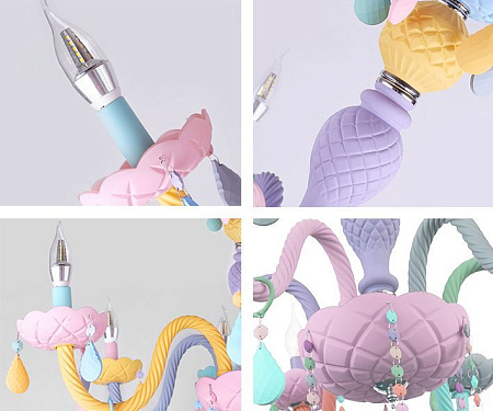 Подвесная люстра Kink Light Астрид 074175-6 Подвесная люстра Kink Light Астрид 074175-6