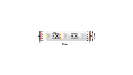Светодиодная лента 3М 19,2Вт/м 24V IP20 SWG SWG560-24-19.2-RGB+W-M