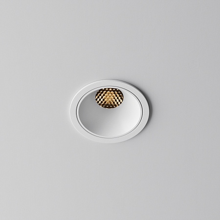 Светильник встраиваемый светодиодный Maytoni Alfa LED DL043-01-10W2.7K-RD-W