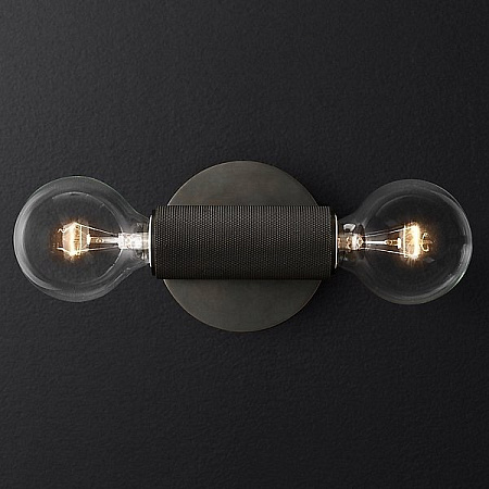 Бра Imperiumloft RH Utilitaire Inline Sconce Black 44.558 123278-22 Бра Imperiumloft RH Utilitaire Inline Sconce Black 44.558 123278-22