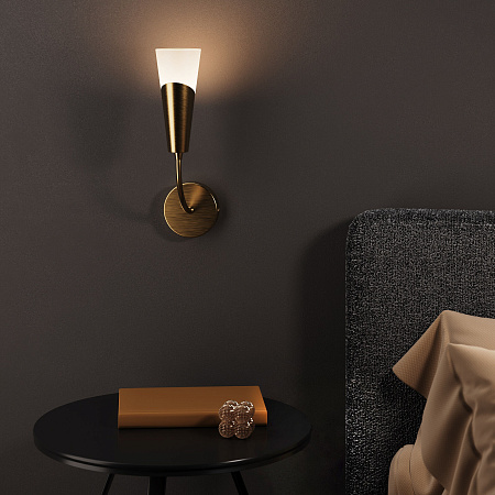 Бра Eurosvet Rhyton 60167/1 латунь a068278