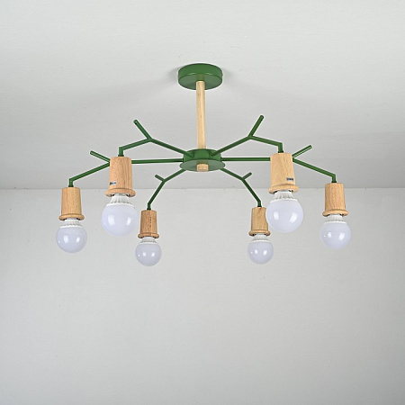 Люстра на штанге Imperiumloft LES COLOR D80 Green 220506-23 Люстра на штанге Imperiumloft LES COLOR D80 Green 220506-23