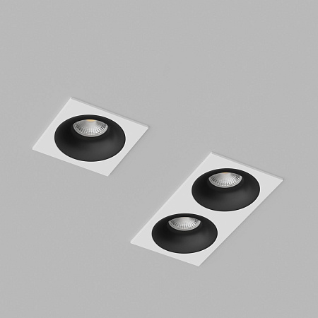 Светильник встраиваемый Ledron MJ1003-SQ2-White-Black