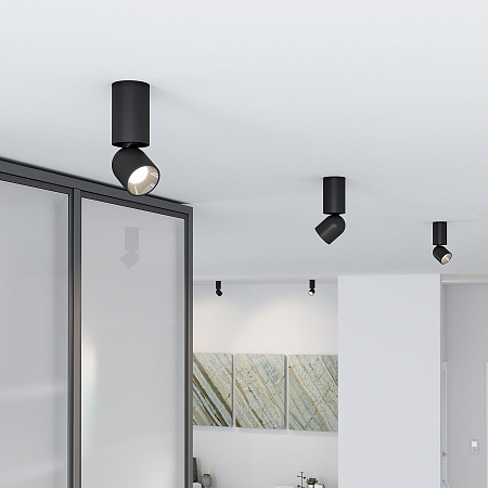 Спот светодиодный Elektrostandard Spot 25106/LED 8W 4000K черный