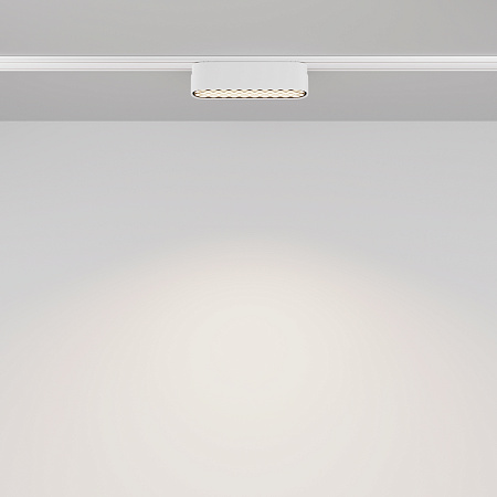 Трековый магнитный светодиодный светильник Maytoni Radity Basis Grid TR084-1-6W4K-W Трековый магнитный светодиодный светильник Maytoni Radity Basis Grid TR084-1-6W4K-W