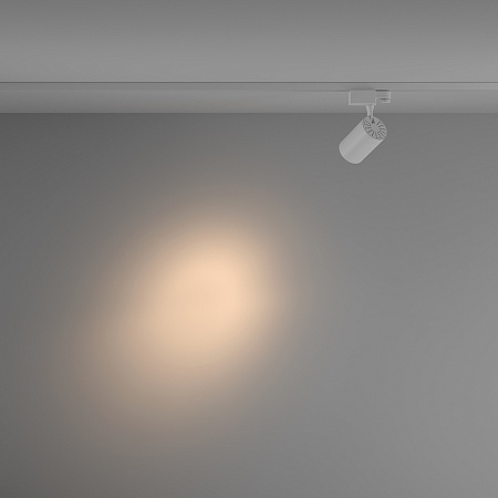 Трековый магнитный трехфазный светодиодный светильник Maytoni Trinity Vuoro TR029-3-10W3K-S-W Трековый магнитный трехфазный светодиодный светильник Maytoni Trinity Vuoro TR029-3-10W3K-S-W