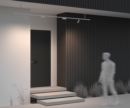 Жесткий подвес для уличной трековой системы Maytoni Elasity IP O-TR001-HL-W300 Жесткий подвес для уличной трековой системы Maytoni Elasity IP O-TR001-HL-W300