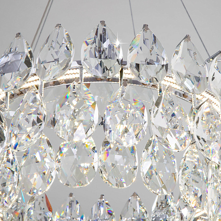 Люстра подвесная светодидная Bogates Marvel 90371/1 Strotskis хром Люстра подвесная светодидная Bogates Marvel 90371/1 Strotskis хром