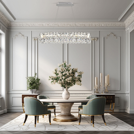 Люстра подвесная светодидная Bogates Marvel 90372/1 Strotskis хром