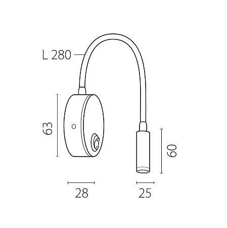 Бра Lightstar Omega 200246 Бра Lightstar Omega 200246