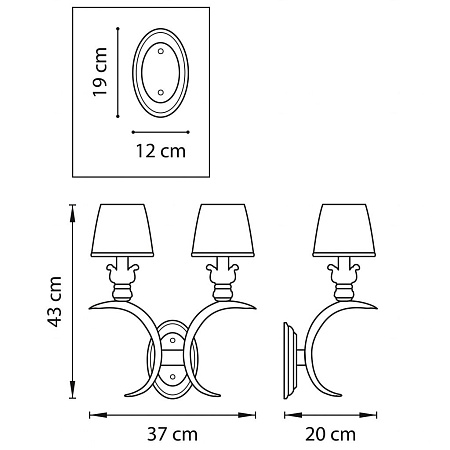 Бра Lightstar Antique 783621