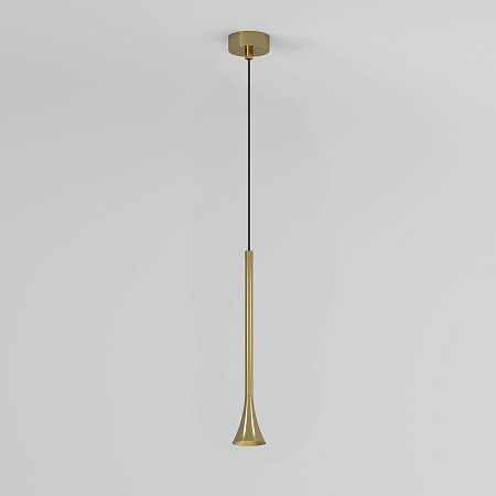 Светильник подвесной светодиодный Elektrostandard Hall 50314 LED латунь a068821