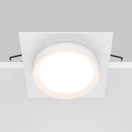 Светильник встраиваемый Maytoni Hoop DL086-GX53-SQ-W Светильник встраиваемый Maytoni Hoop DL086-GX53-SQ-W