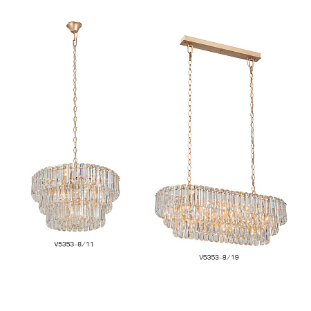 Люстра хрустальная Vitaluce V5353-8/19 Люстра хрустальная Vitaluce V5353-8/19