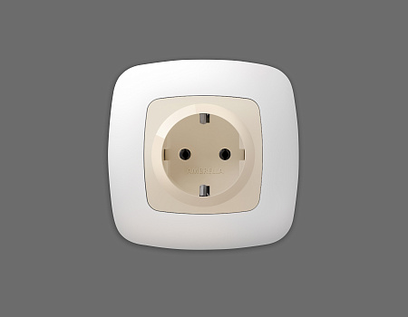 Лицевая панель для электрической розетки с заземлением QUANT Ambrella Volt OMEGA OP3060 Лицевая панель для электрической розетки с заземлением QUANT Ambrella Volt OMEGA OP3060