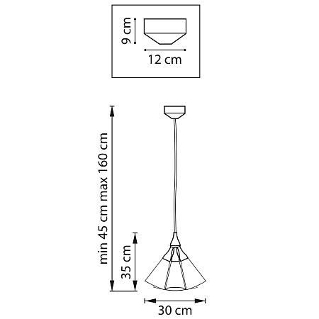 Люстра подвесная Lightstar Cone 757150