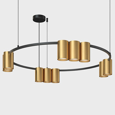 Подвесная люстра Denkirs Orbit DK4065-BK+SG Подвесная люстра Denkirs Orbit DK4065-BK+SG