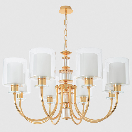 Люстра подвесная Crystal Lux ELENA SP8 GOLD
