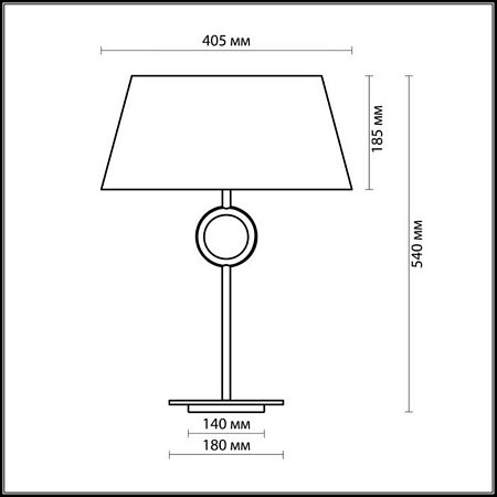 Настольная лампа Odeon Light Hotel 2195/1T Настольная лампа Odeon Light Hotel 2195/1T