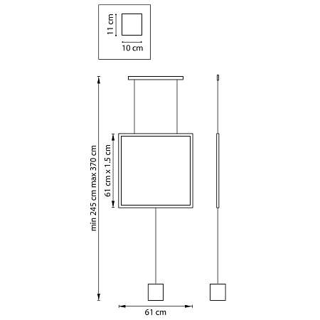 Светильник подвесной светодиодный Lightstar Undine 738647 Светильник подвесной светодиодный Lightstar Undine 738647