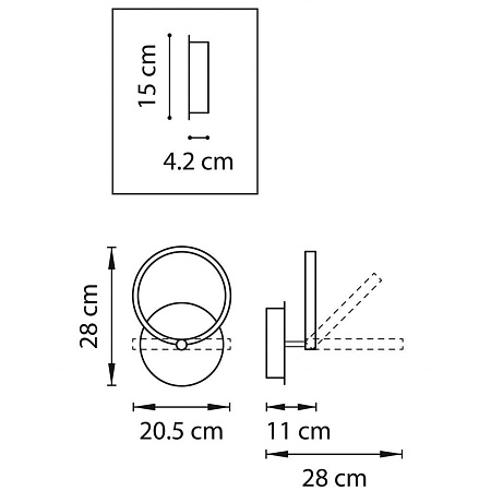 Бра Lightstar Breve 749612 Бра Lightstar Breve 749612