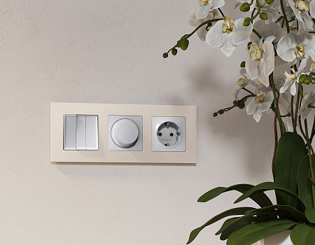 Лицевая панель для электрической розетки с заземлением со шторками QUANT Ambrella Volt ALFA AP4070 Лицевая панель для электрической розетки с заземлением со шторками QUANT Ambrella Volt ALFA AP4070