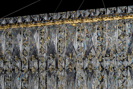 Люстра хрустальная светодиодная Arti Lampadari Ovindoli L 1.5.80x30.100 G Люстра хрустальная светодиодная Arti Lampadari Ovindoli L 1.5.80x30.100 G