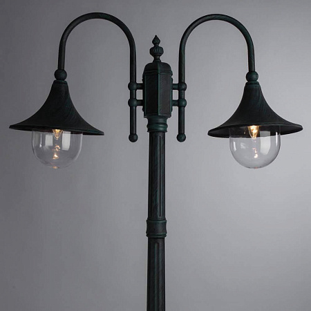 Парковый светильник Arte Lamp Malaga A1086PA-2BG Парковый светильник Arte Lamp Malaga A1086PA-2BG