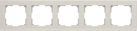 Рамка на 5 постов слоновая кость Werkel Stark W0051803 4690389161933 a050915 Рамка на 5 постов слоновая кость Werkel Stark W0051803 4690389161933 a050915