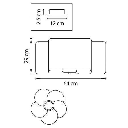 Потолочная люстра Lightstar Pittore 811054 Потолочная люстра Lightstar Pittore 811054