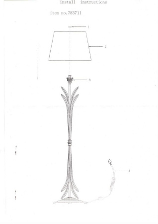 Торшер Lightstar Antique 783711