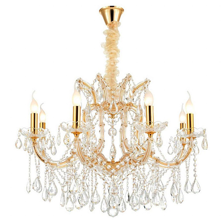 Хрустальная люстра Lussole Yuma GRLSP-8134 Хрустальная люстра Lussole Yuma GRLSP-8134