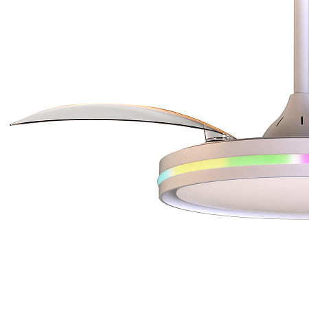 Люстра с вентилятором светодиодная Mantra RAFAGA 8727 Люстра с вентилятором светодиодная Mantra RAFAGA 8727