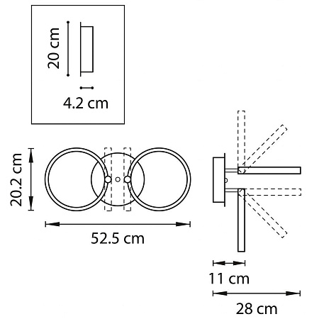 Бра Lightstar Breve 749622