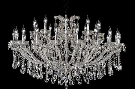 Хрустальная люстра Crystal Lux HOLLYWOOD SP20+10 CHROME Хрустальная люстра Crystal Lux HOLLYWOOD SP20+10 CHROME