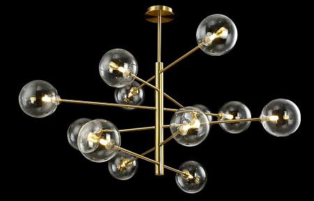 Люстра на штанге Crystal Lux MARZO SP12 BRONZE/TRANSPARENTE Люстра на штанге Crystal Lux MARZO SP12 BRONZE/TRANSPARENTE