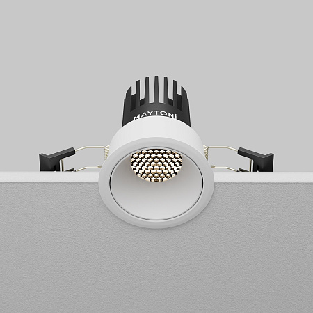 Светильник встраиваемый светодиодный Maytoni Dip DL115-10W-4K-W