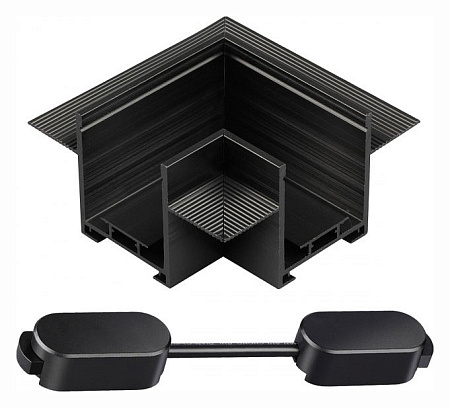 Соединитель угловой L-образный для треков встраиваемых Novotech EASY 135274 Соединитель угловой L-образный для треков встраиваемых Novotech EASY 135274