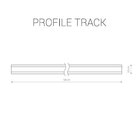 Шинопровод однофазный Nowodvorski Profile 9450