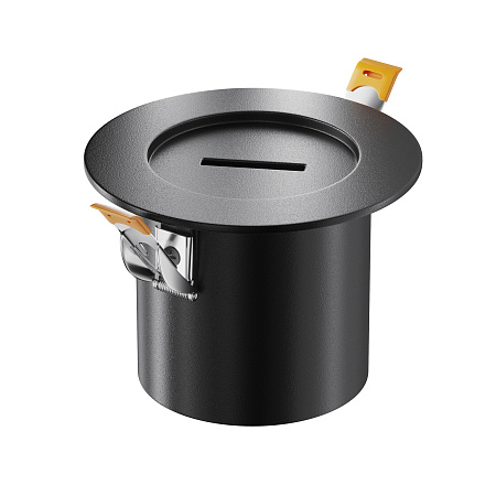 Потолочная чаша встраиваемая с коннектором питания черная Maytoni Parity TRA130RSC-2B Потолочная чаша встраиваемая с коннектором питания черная Maytoni Parity TRA130RSC-2B