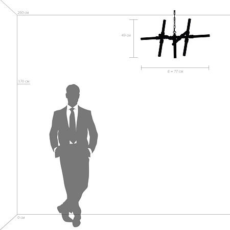 Подвесная люстра Lightstar Condetta 740114 Подвесная люстра Lightstar Condetta 740114