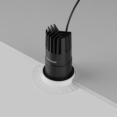 Светильник встраиваемый светодиодный Maytoni Dip DL120-10W-2.7K-TRS-B