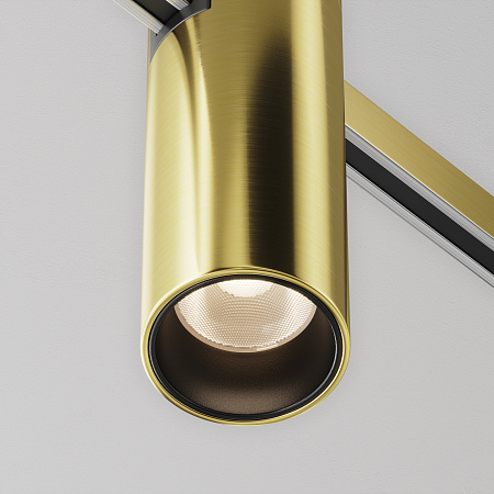 Трековый магнитный светодиодный светильник Maytoni Flarity Focus Led TR143-1-5W3K-W-BS Трековый магнитный светодиодный светильник Maytoni Flarity Focus Led TR143-1-5W3K-W-BS