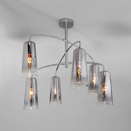 Люстра на штанге Eurosvet Omber 70137/6 хром a057694