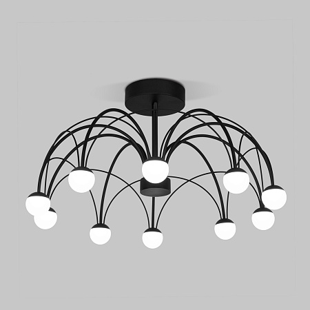 Люстра потолочная светодиодная Eurosvet Ragno 90035/10 LED черный a069307