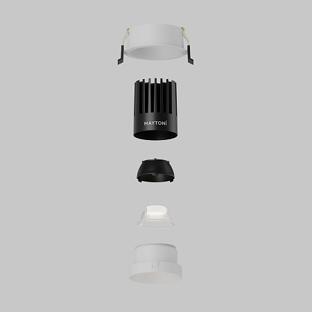 Светильник встраиваемый светодиодный Maytoni Dip DL117-15W-4K-W