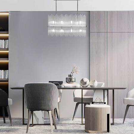 Люстра на штанге Bogates Allure 485/8 хром