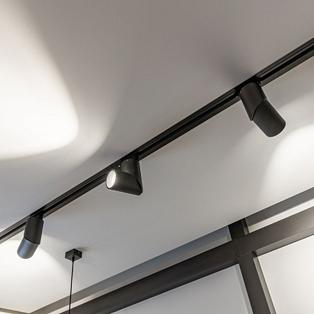 Трековый однофазный светодиодный светильник Elektrostandard Corner Черный 15W 4200K LTB33 (a043418)