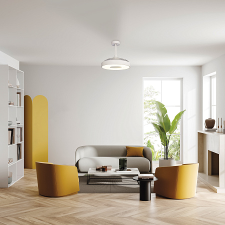 Люстра с вентилятором светодиодная Mantra COIN 8216 Люстра с вентилятором светодиодная Mantra COIN 8216